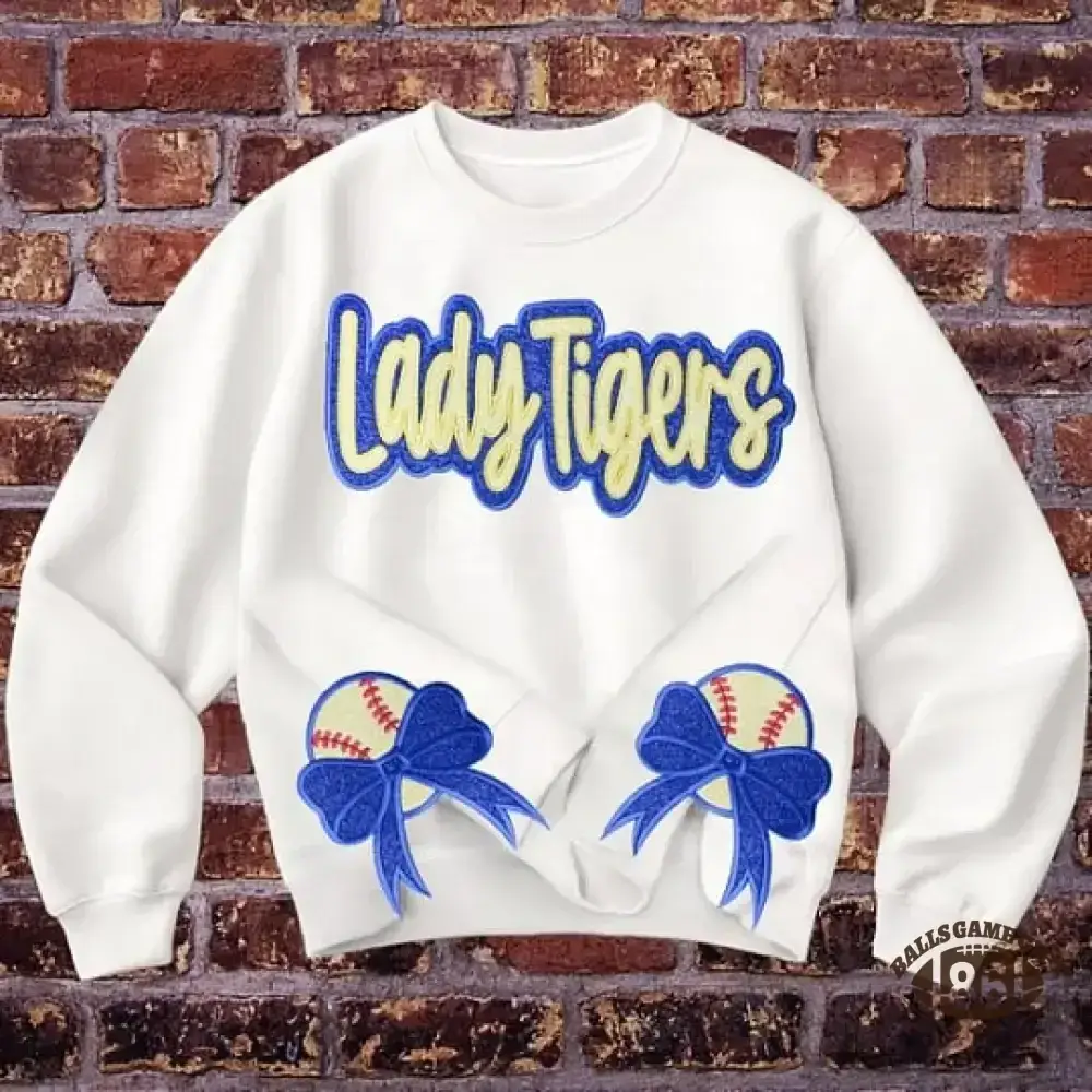 Custom Sport Mama Team Mascot  Bow Game Day Sweatshirt