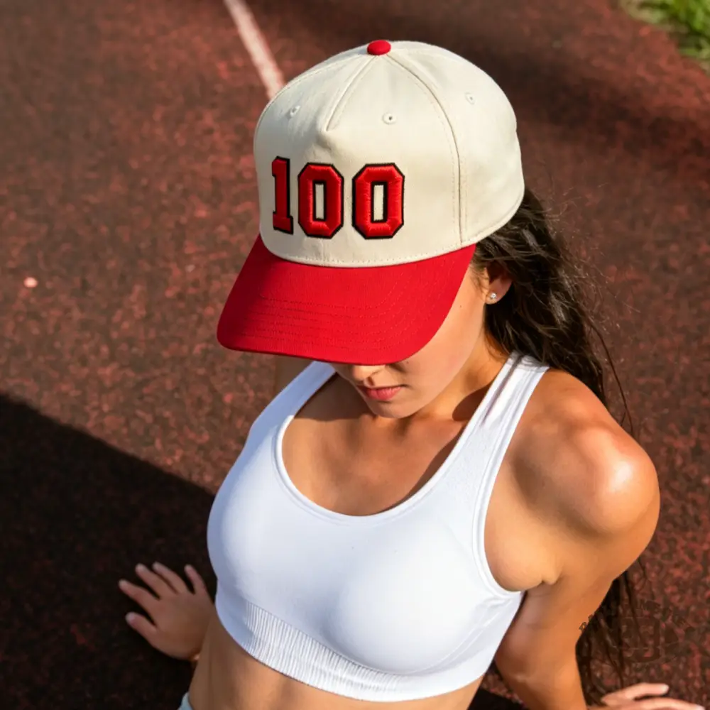 Custom Embroidered Sports Number Hat, Personalized Game Day Cap