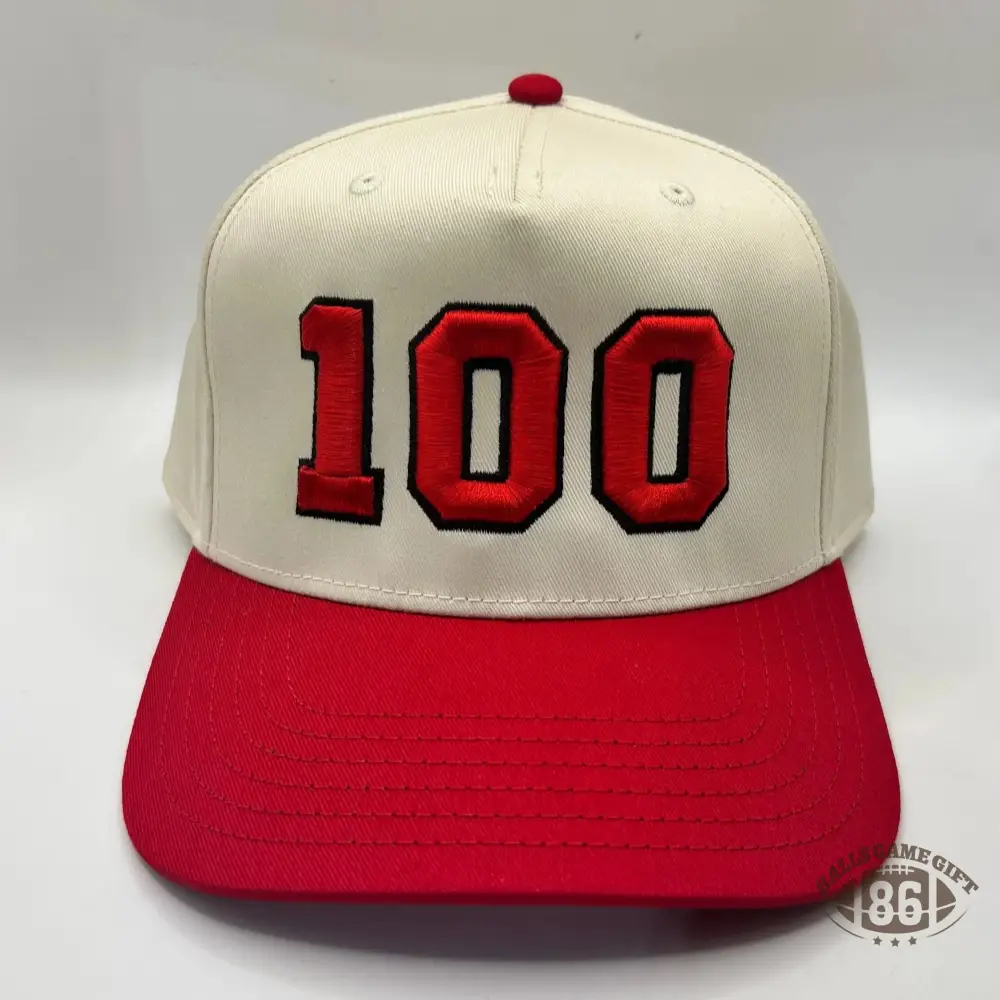 Custom Embroidered Sports Number Hat, Personalized Game Day Cap