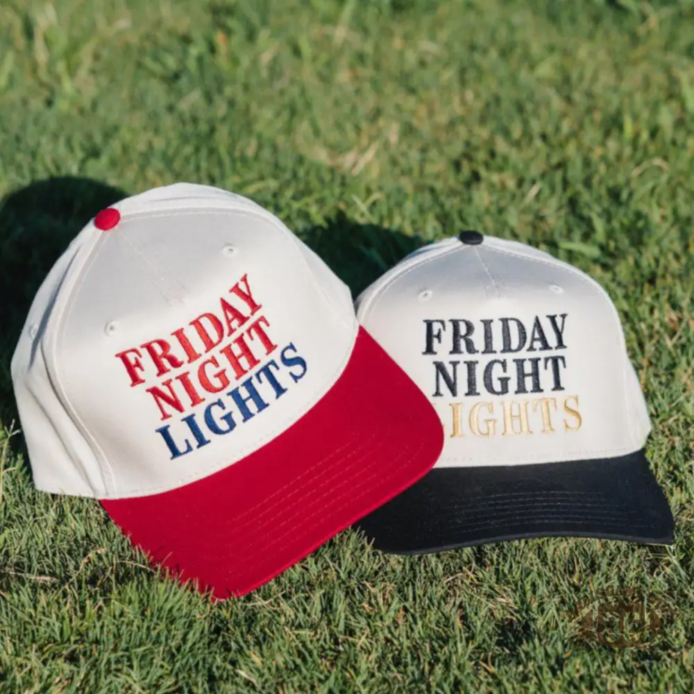 Custom Friday Night Lights & Football Nights Hat | Retro Two-Tone Game Day Cap