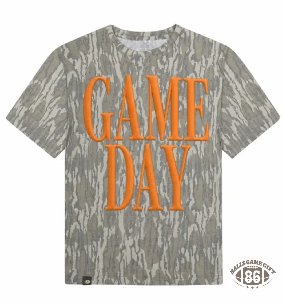 Custom Game Day Team Name & Back Number Textured T‑Shirt