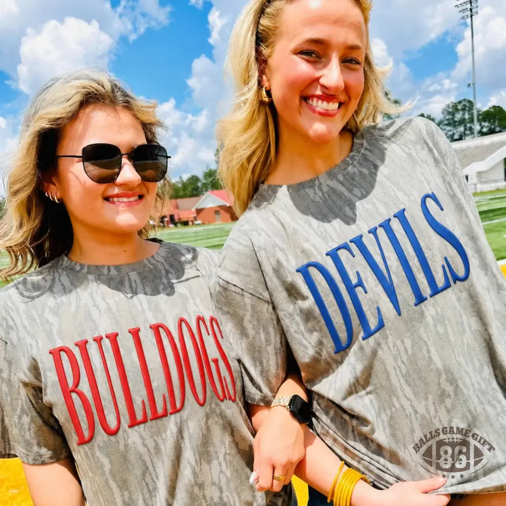 Custom Game Day Team Name & Back Number Textured T‑Shirt