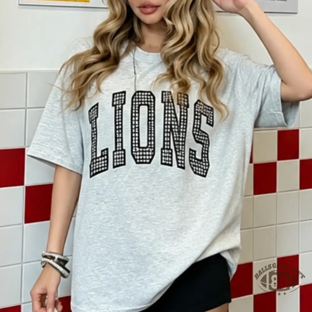 Custom Gingham Cute Name Applique Varsity School Crewneck T-shirt