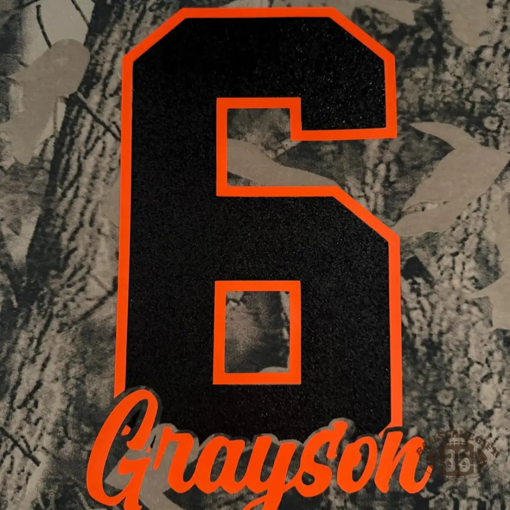 Custom Glitter  Jersey Number & Name Sweatshirt for Women, Customized Sports Game Day Sweatshirt