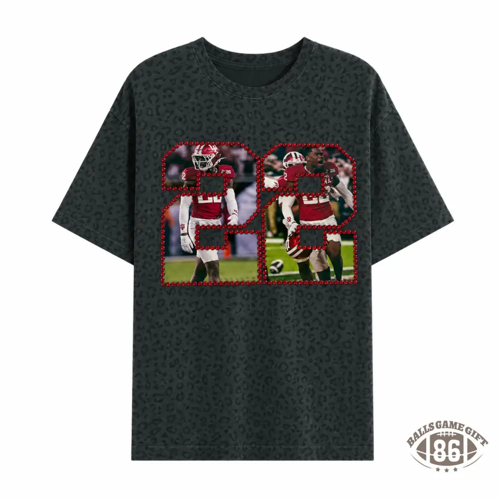  Custom Jersey Number With Inside Player Photo Rhinestones Leopard Camo Sweatshirt
