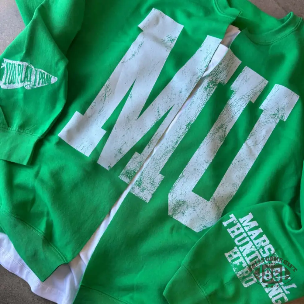 Custom Large Letter / Slogan / Number Graphic, Spirit Wear Vintage Game Day Sweatshirt