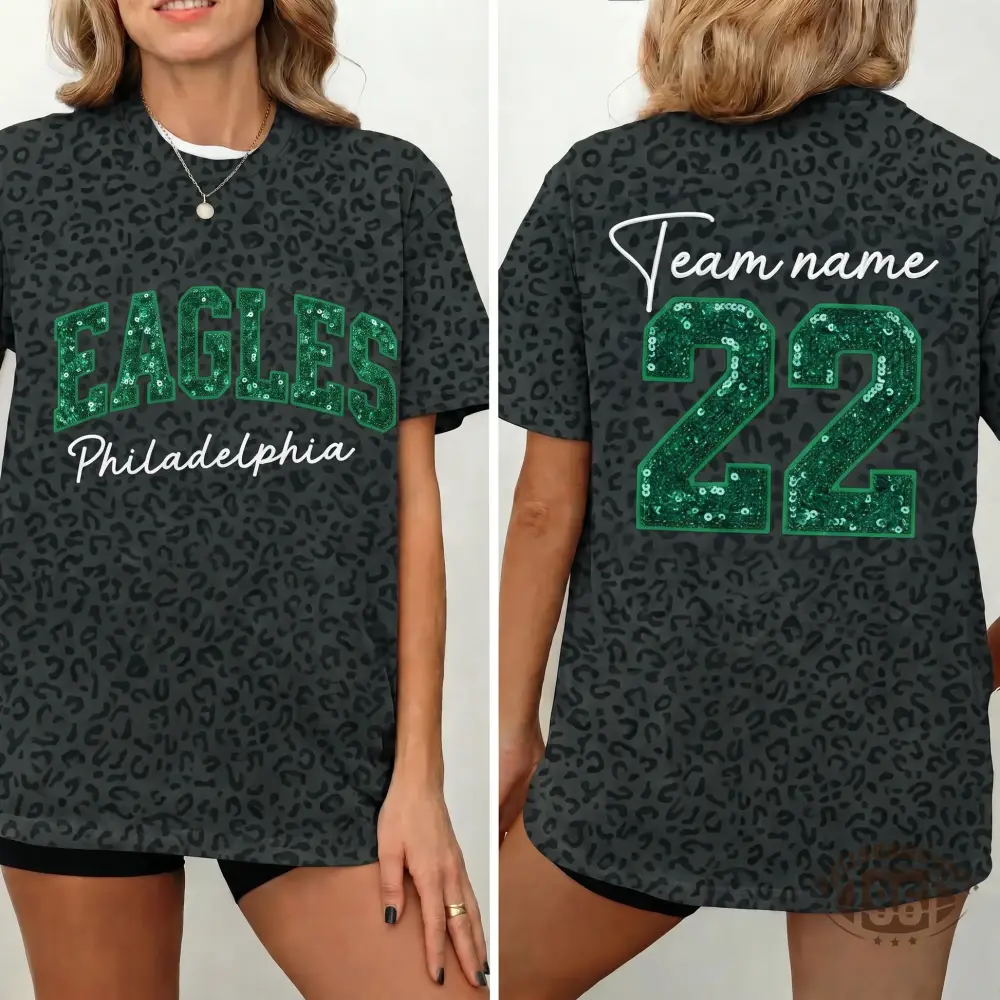 Custom Leopard Game Day Shirt, Personalized Team Mom T-shirt, Team Name & Number, Sport Mom Tee Gift