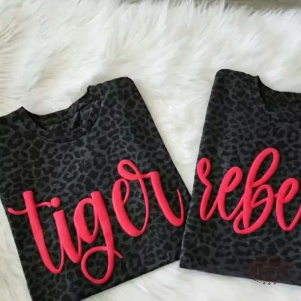 Custom Leopard Print Script Puff Viny Team Name Sweatshirt