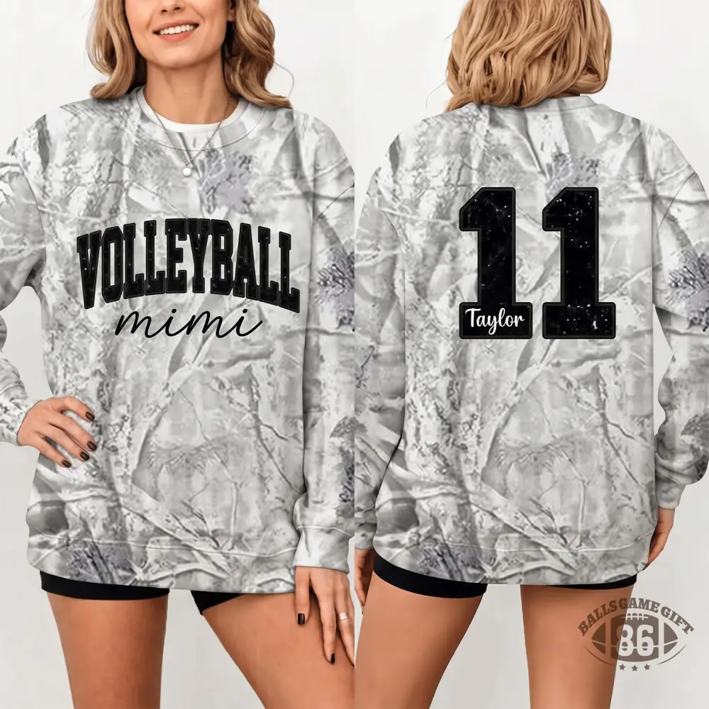 Custom Leopard Sequin Sports Ball Sweatshirt – Name & Number Game Day Crewneck