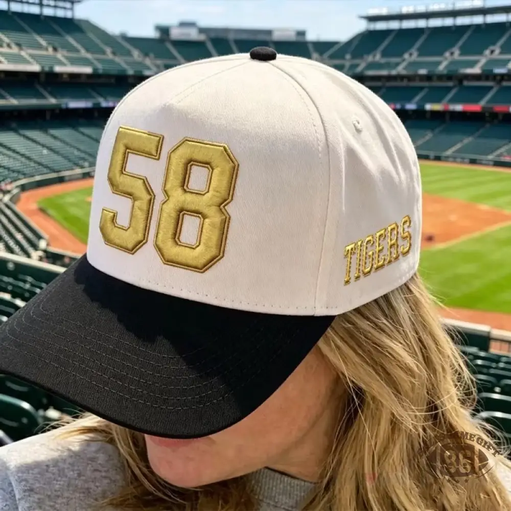  Custom Metallic Puff Number Cap Team and School Spirit Game Day Baseball Hat
