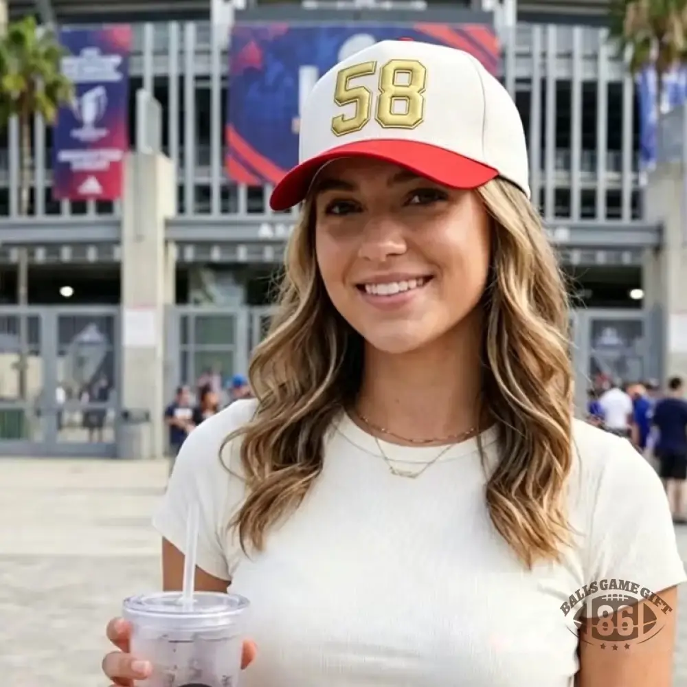  Custom Metallic Puff Number Cap Team and School Spirit Game Day Baseball Hat