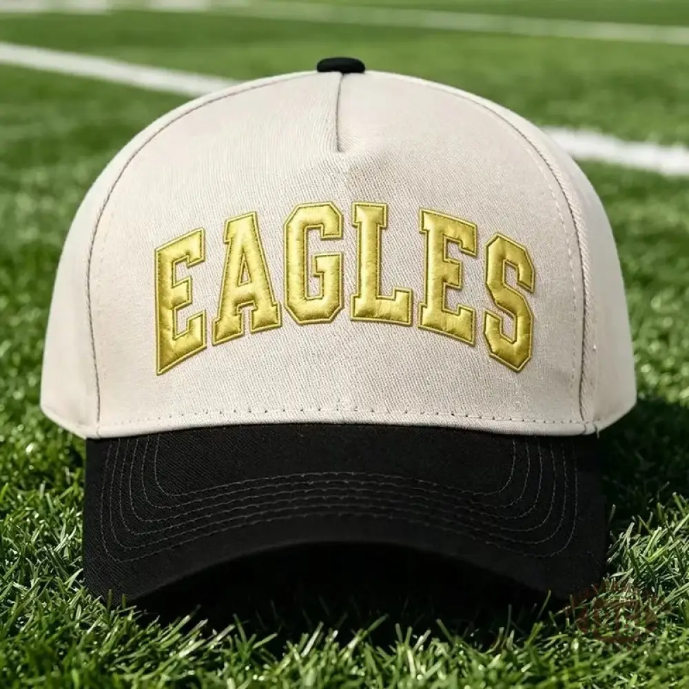 [Copy] Custom Metallic Puff Number Cap Team and School Spirit Game Day Baseball Hat