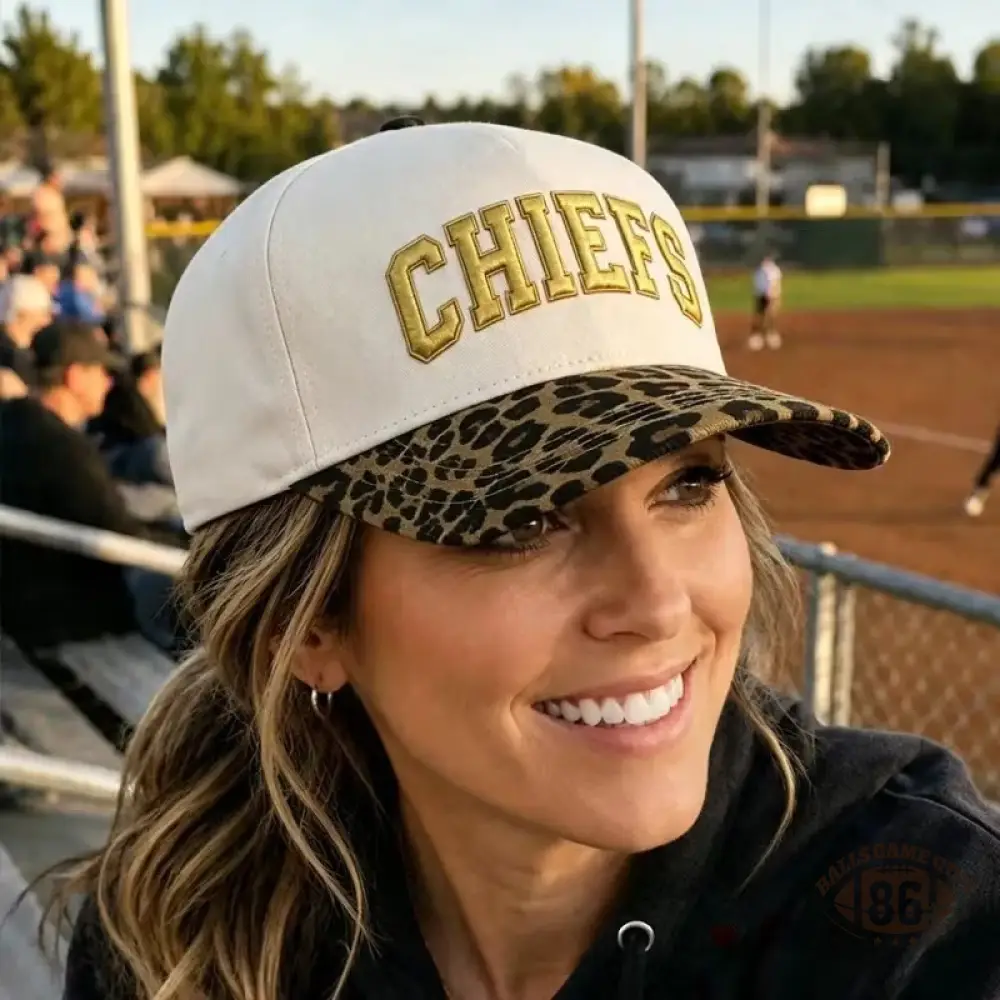 [Copy] Custom Metallic Puff Number Cap Team and School Spirit Game Day Baseball Hat