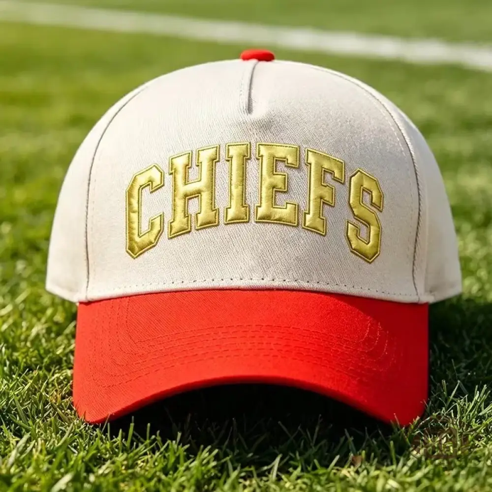 [Copy] Custom Metallic Puff Number Cap Team and School Spirit Game Day Baseball Hat