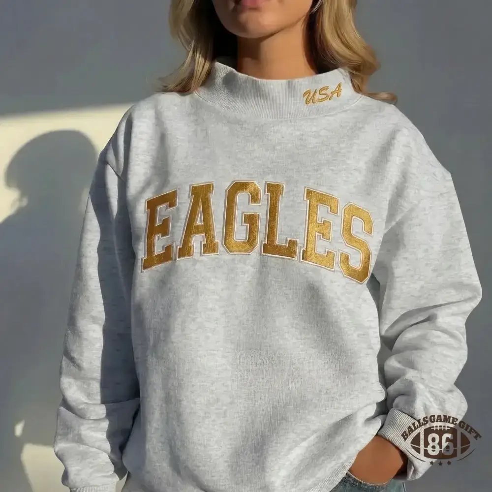 Custom Embroidered Mock Neck Team Name Sweatshirt Gifts for Sports Fans