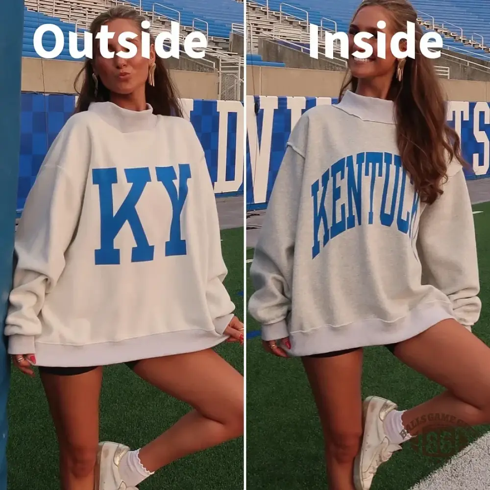 Custom Mockneck Sweatshirt - Reversible Team College Crewneck 