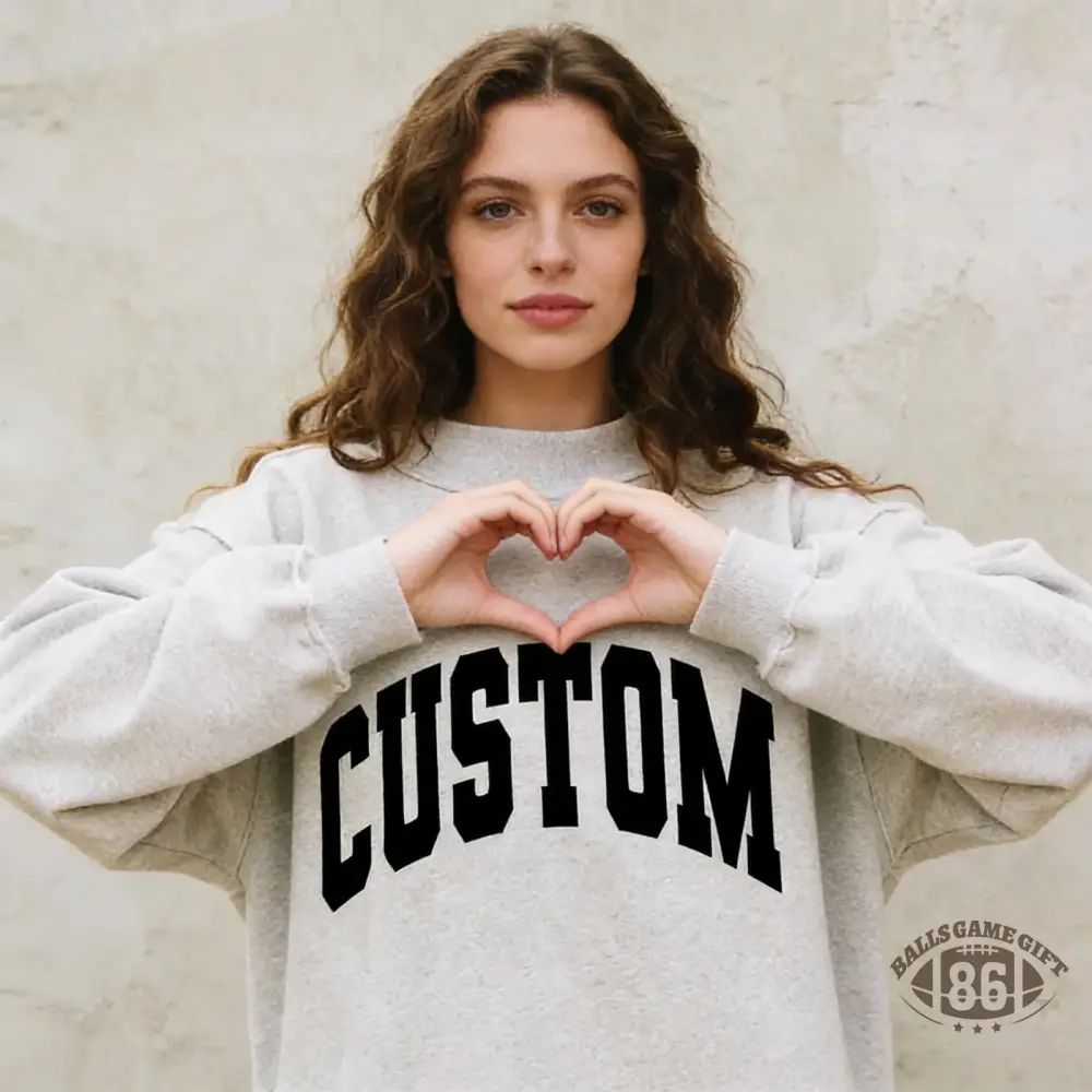 Custom Mockneck Sweatshirt - Reversible Team College Crewneck 