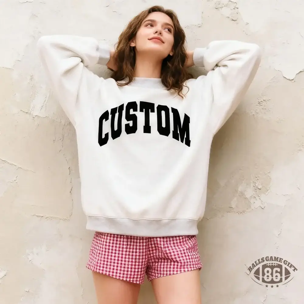 Custom Mockneck Sweatshirt - Reversible Team College Crewneck 