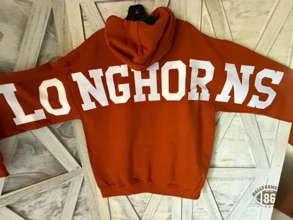 Custom Oversized Lettering Varsity Collegiate Hooded Sweatshirt
