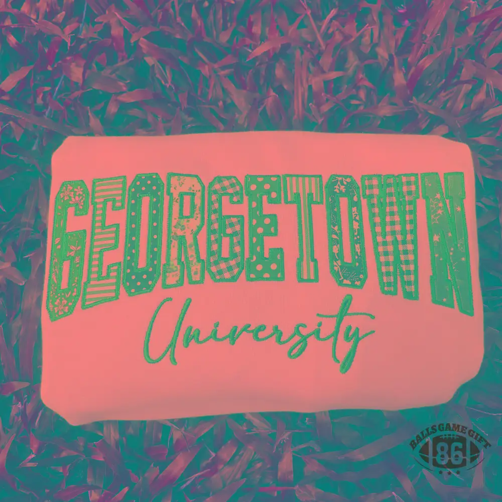 Custom Patch Letter Sweatshirt – Cute, Unique & Perfect for School Spirit Game Days