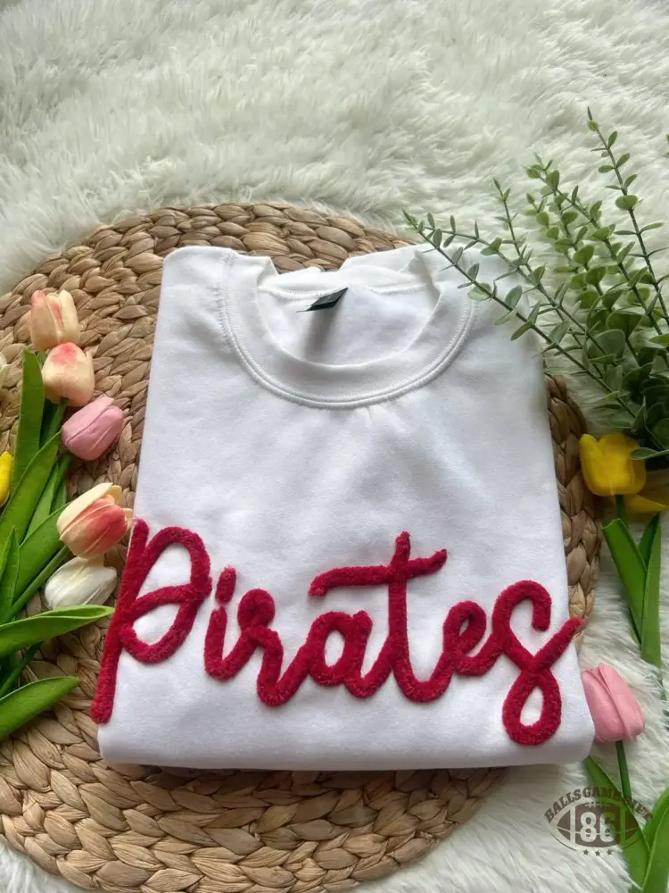 Custom Plush Chenille Team Mascot Sweatshirt | Game Day School Spirit Team Matching Gifts