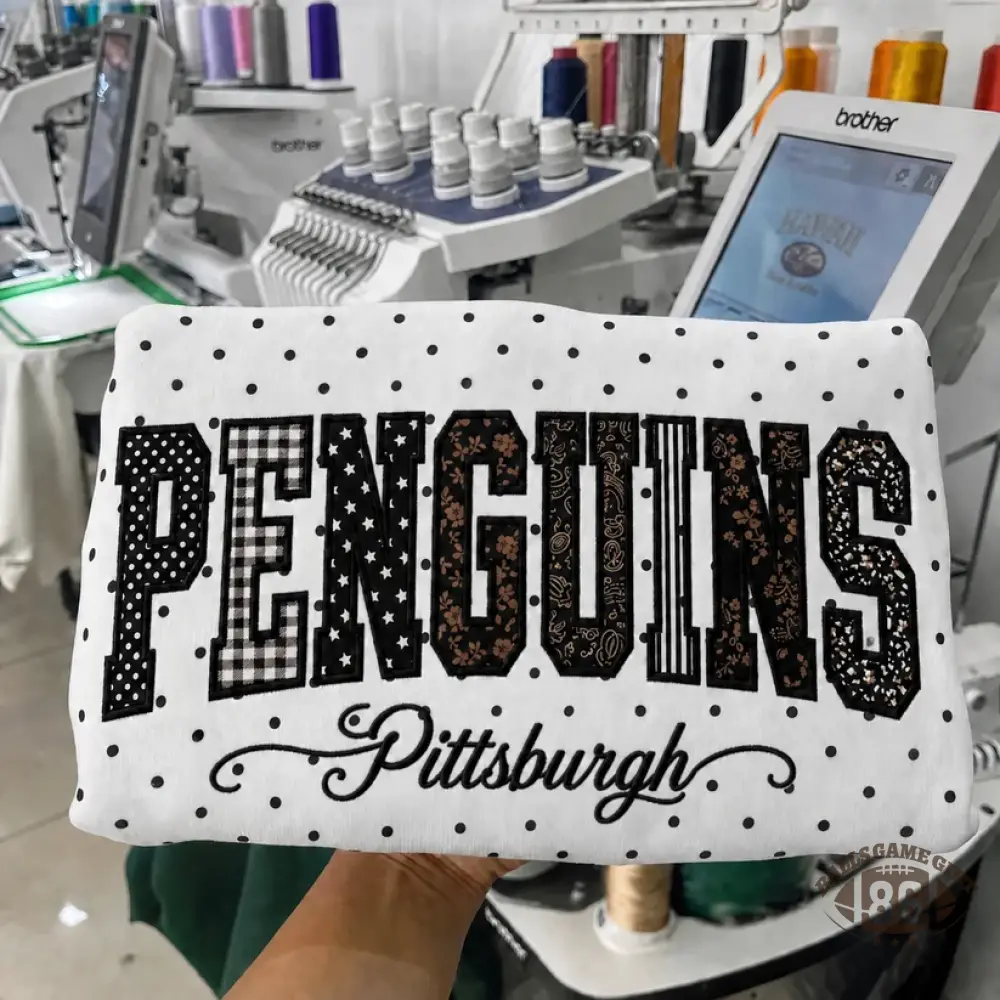 Custom Polka Dot Hockey Team Sweatshirt | Kids & Adults | Game Day