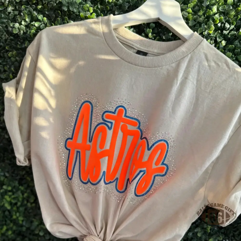 Custom Retro Puff Print Team Spirit Sweatshirt