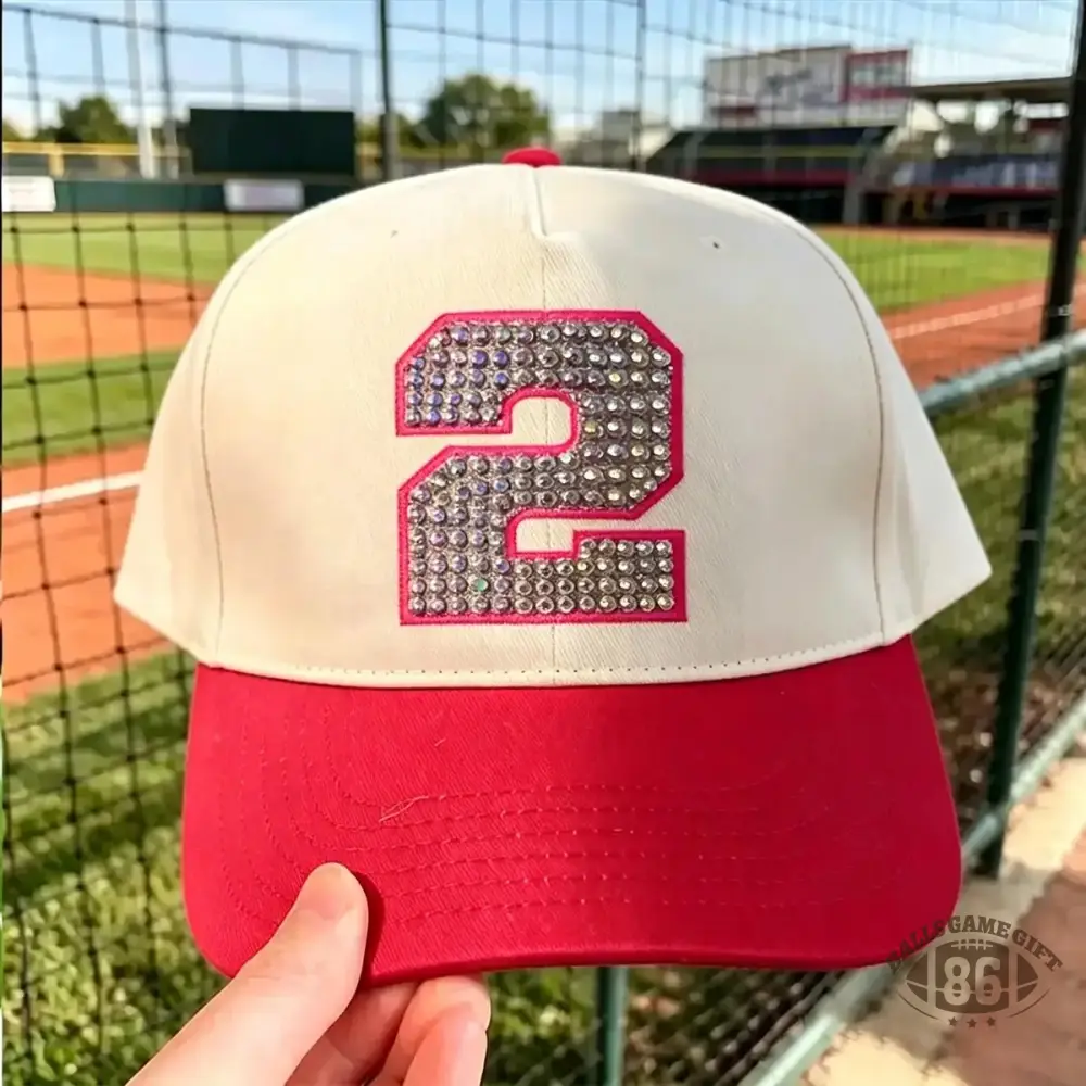 ✨ Custom Rhinestone Number Baseball Cap 