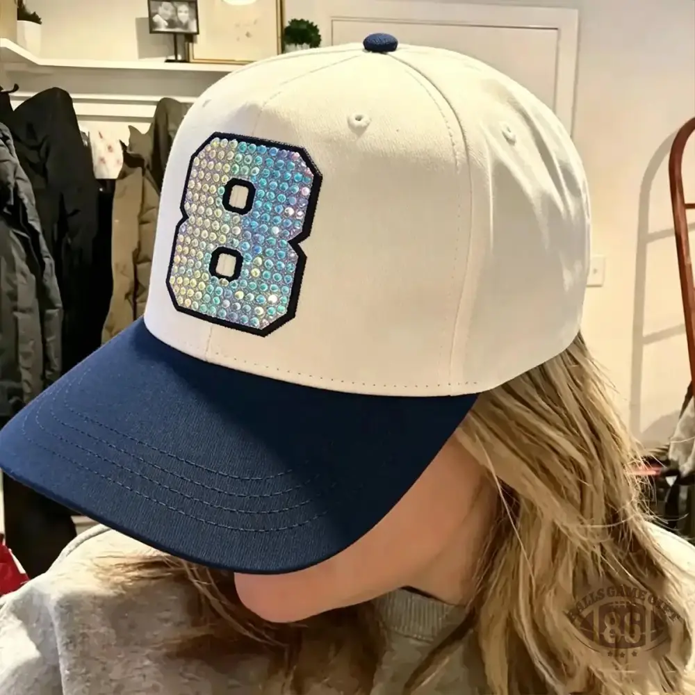 ✨ Custom Rhinestone Number Baseball Cap 