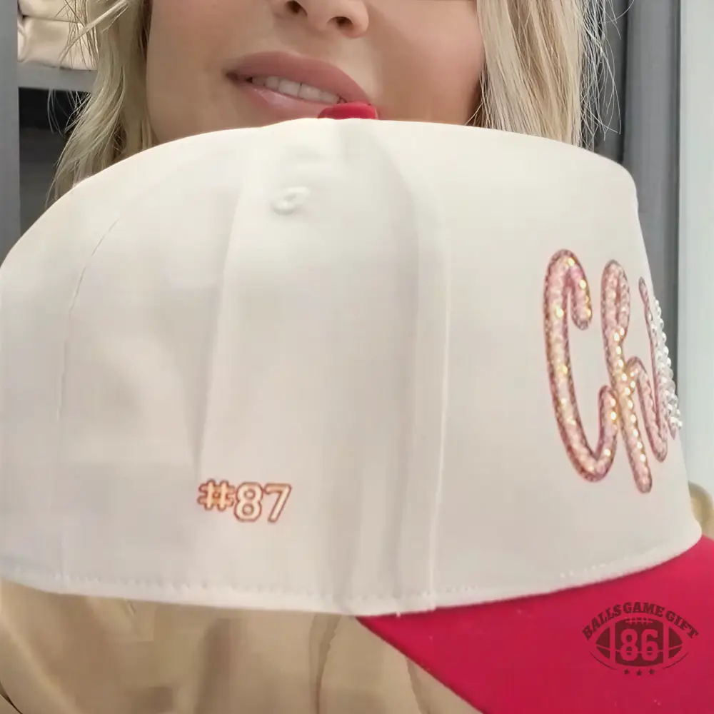 Custom Rhinestone Sparkly Glitter Snapback Hat for Team