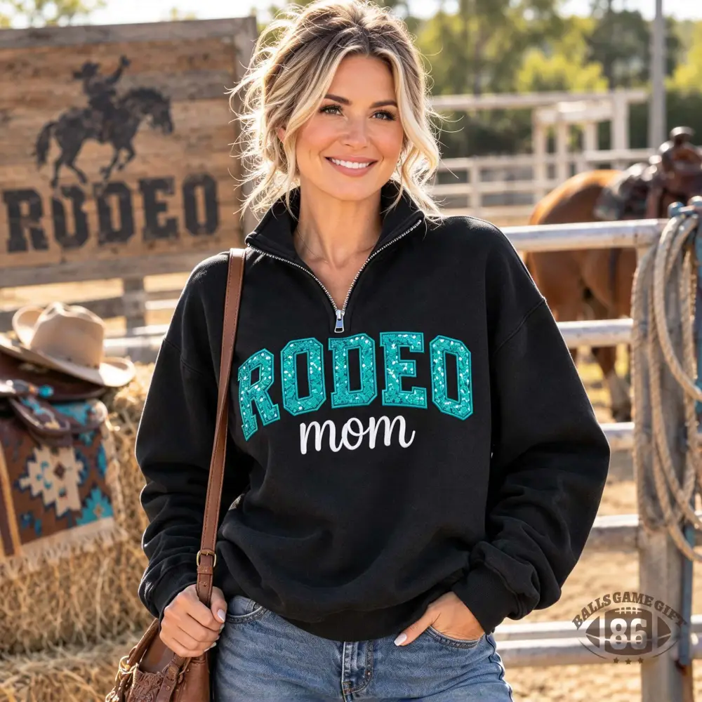 [Copy]Personalized Sequin Racing Mom Quarter Zip Sweatshirt | Custom Vertical Name & Red Bow