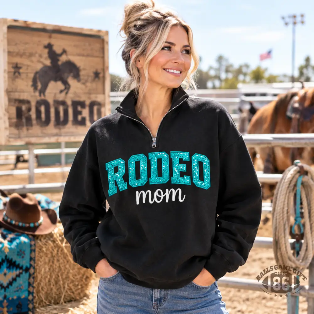 [Copy]Personalized Sequin Racing Mom Quarter Zip Sweatshirt | Custom Vertical Name & Red Bow