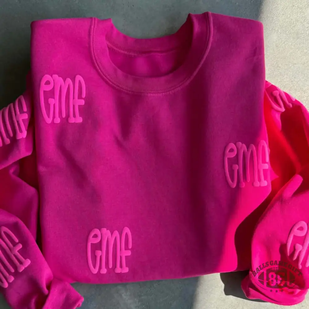 Custom School Game Day Spirit Puff Scattered Crewneck