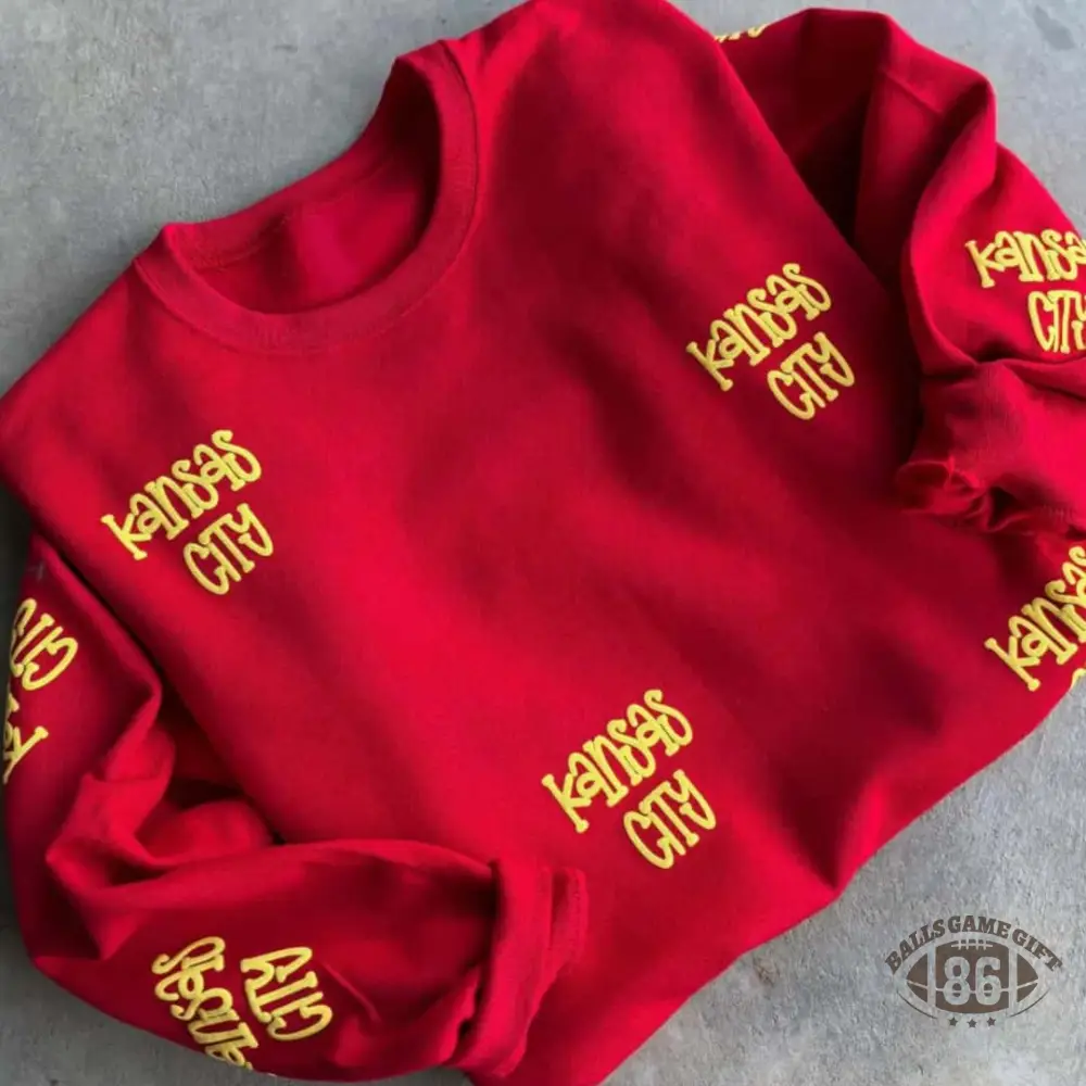 Custom School Game Day Spirit Puff Scattered Crewneck