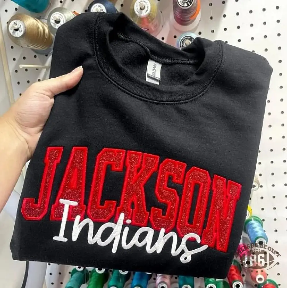 Custom School Mascot Spirit Glitter Tee