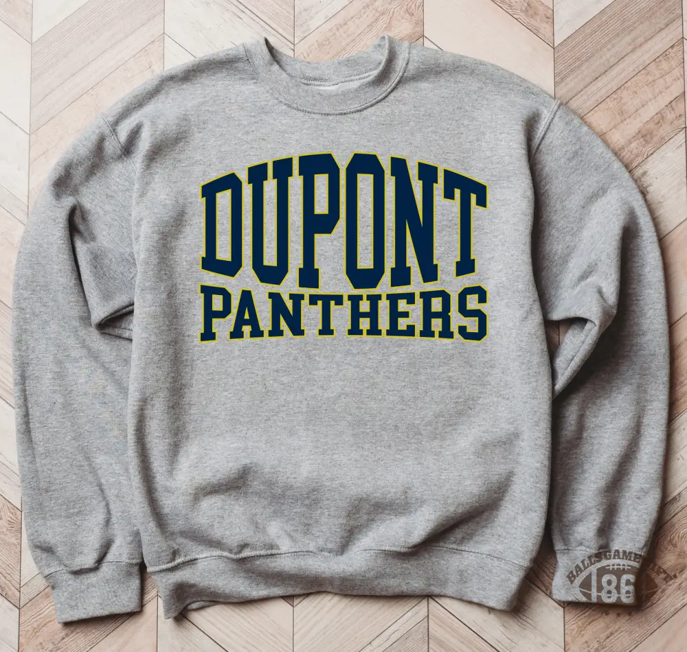 Custom School Mascot Varsity Sweatshirt