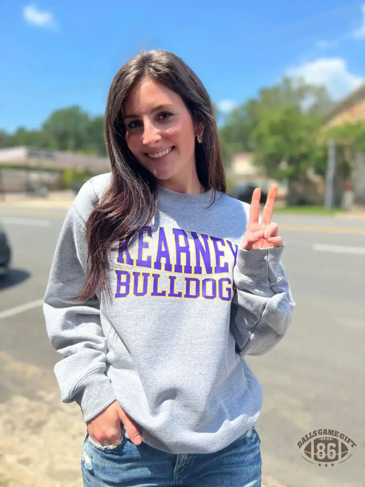 Custom School Mascot Varsity Sweatshirt