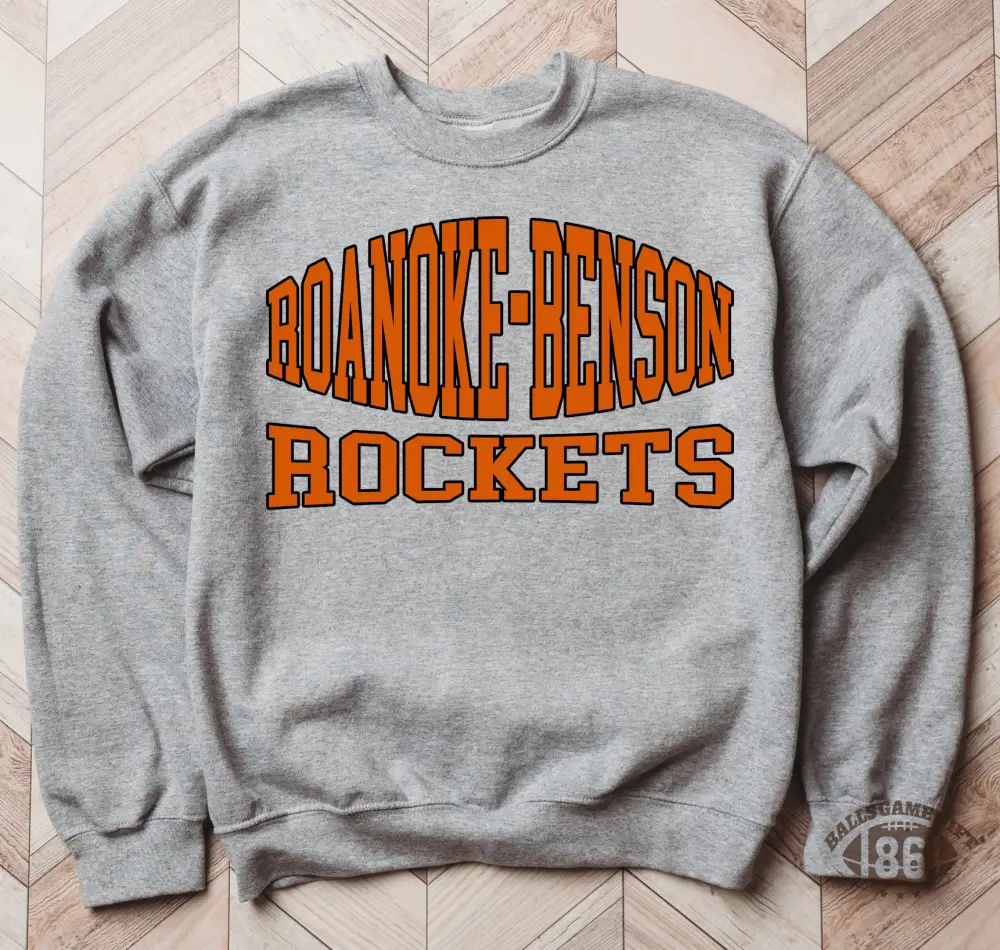 Custom School Mascot Varsity Sweatshirt