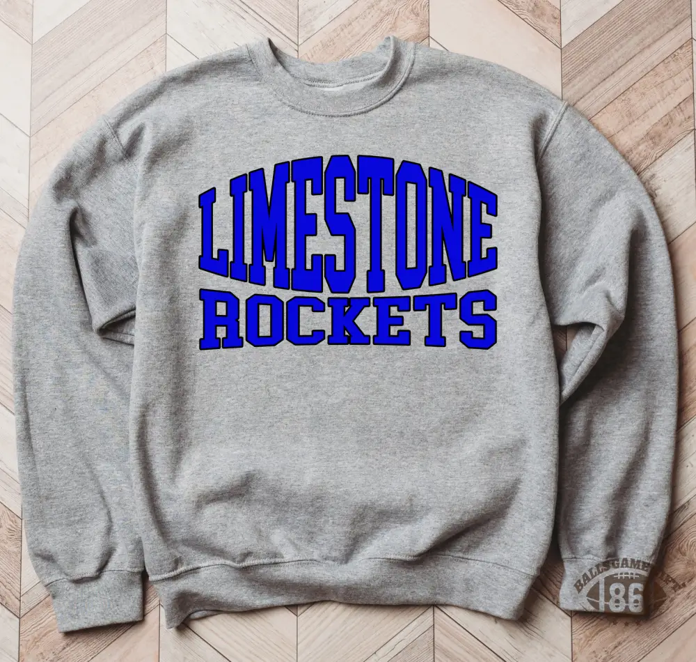 Custom School Mascot Varsity Sweatshirt