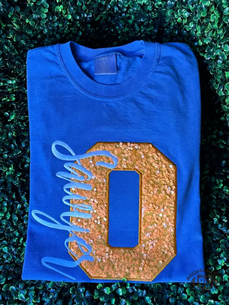 Custom Sequin Letter or Number Sweatshirt