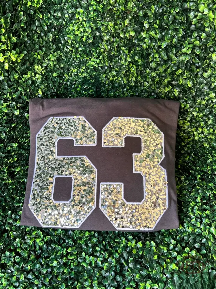 Custom Sequin Letter or Number Sweatshirt