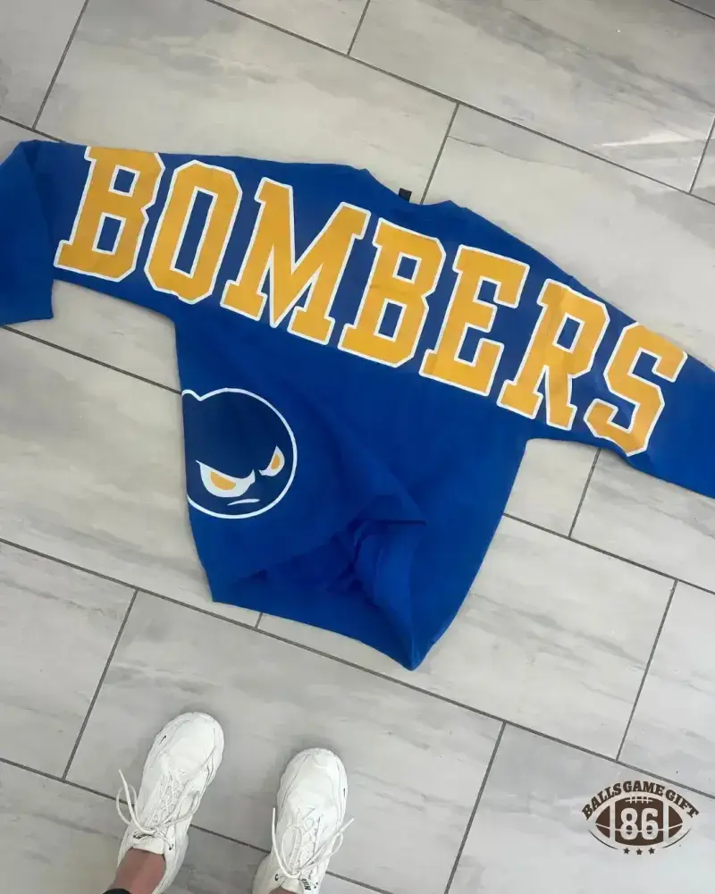 Retro Varsity Crewneck Sweatshirt, Vintage School Spirit Pullover, Oversized Casual Top