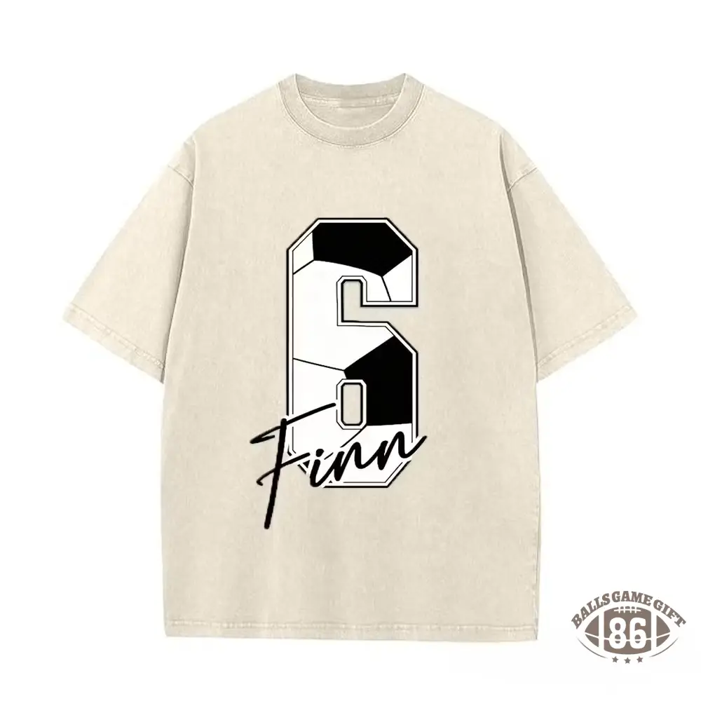 Custom Soccer Name & Number Tee