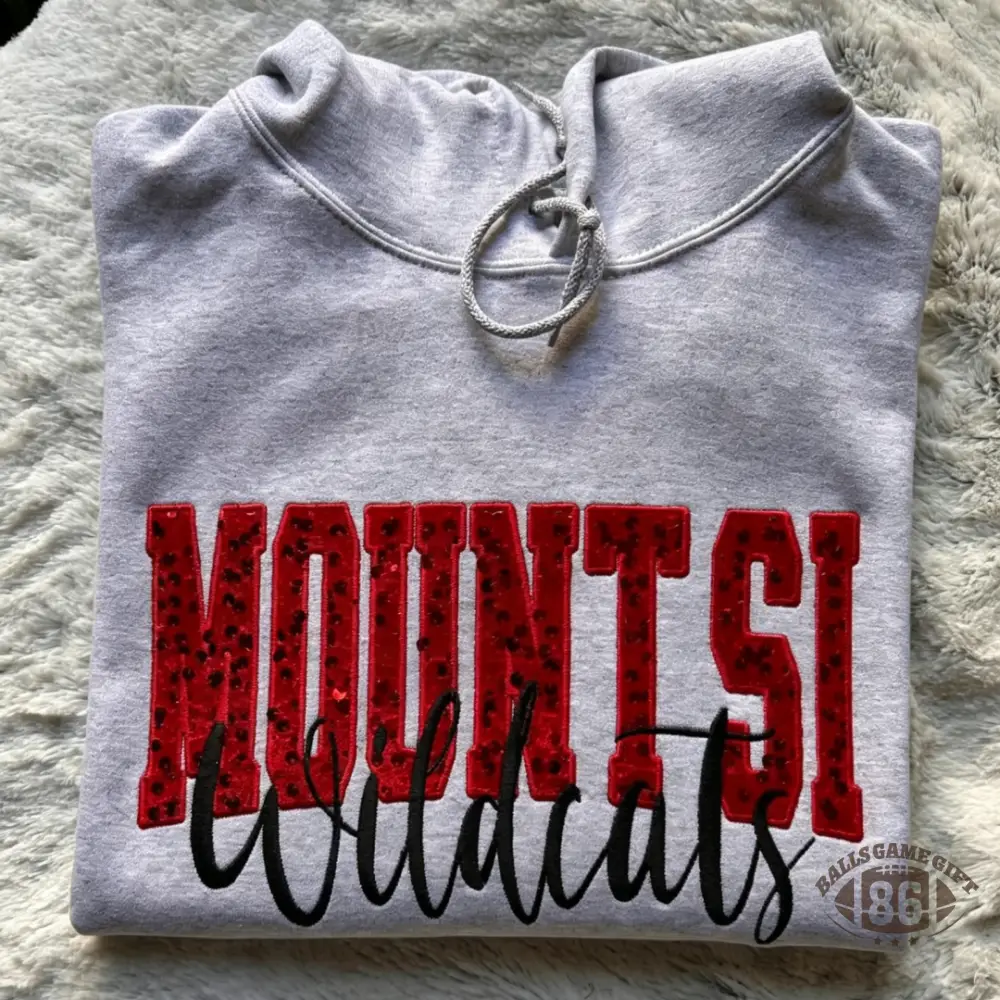 Custom Sparkly Bulldogs Cheer Mom Game Day Sweatshirt