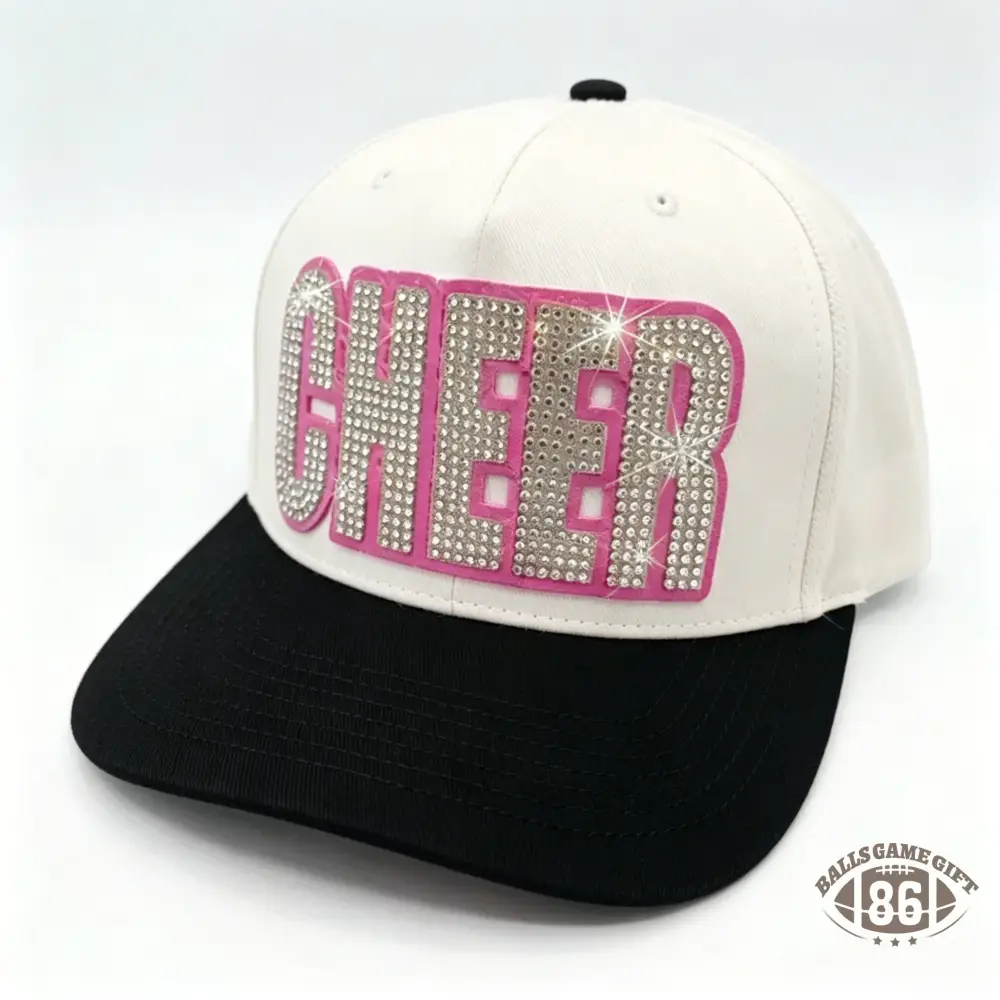 Custom Sparkly Rhinestone CHEER Trucker Hat