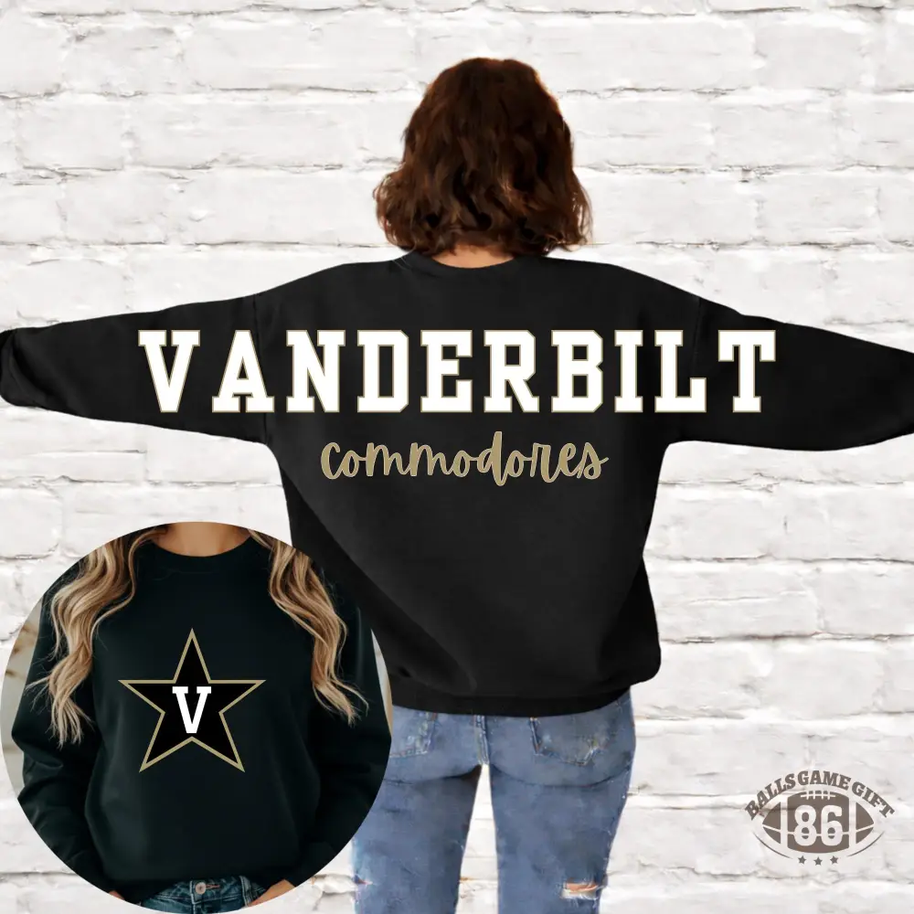 Custom State University Double Sided Print Crewneck Sweatshirt