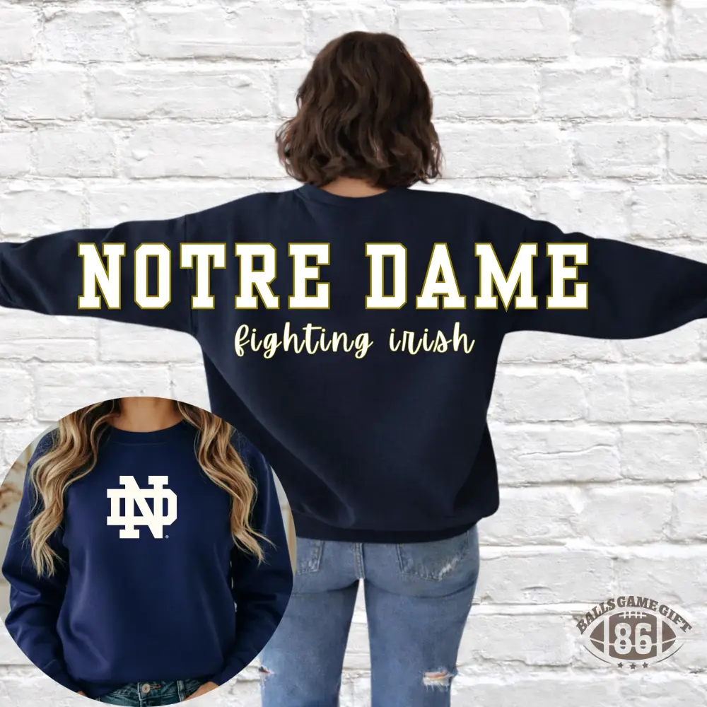 Custom State University Double Sided Print Crewneck Sweatshirt