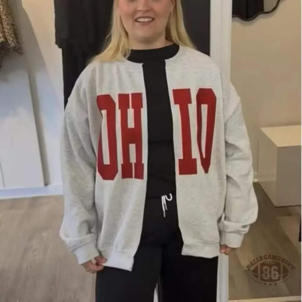 Custom Team Name Oversized Sweatshirt | Game Day Spirit Wear