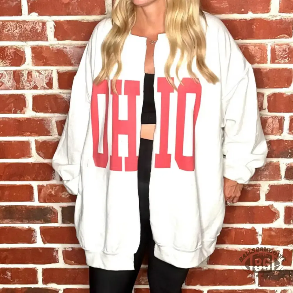 Custom Team Name Oversized Sweatshirt | Game Day Spirit Wear