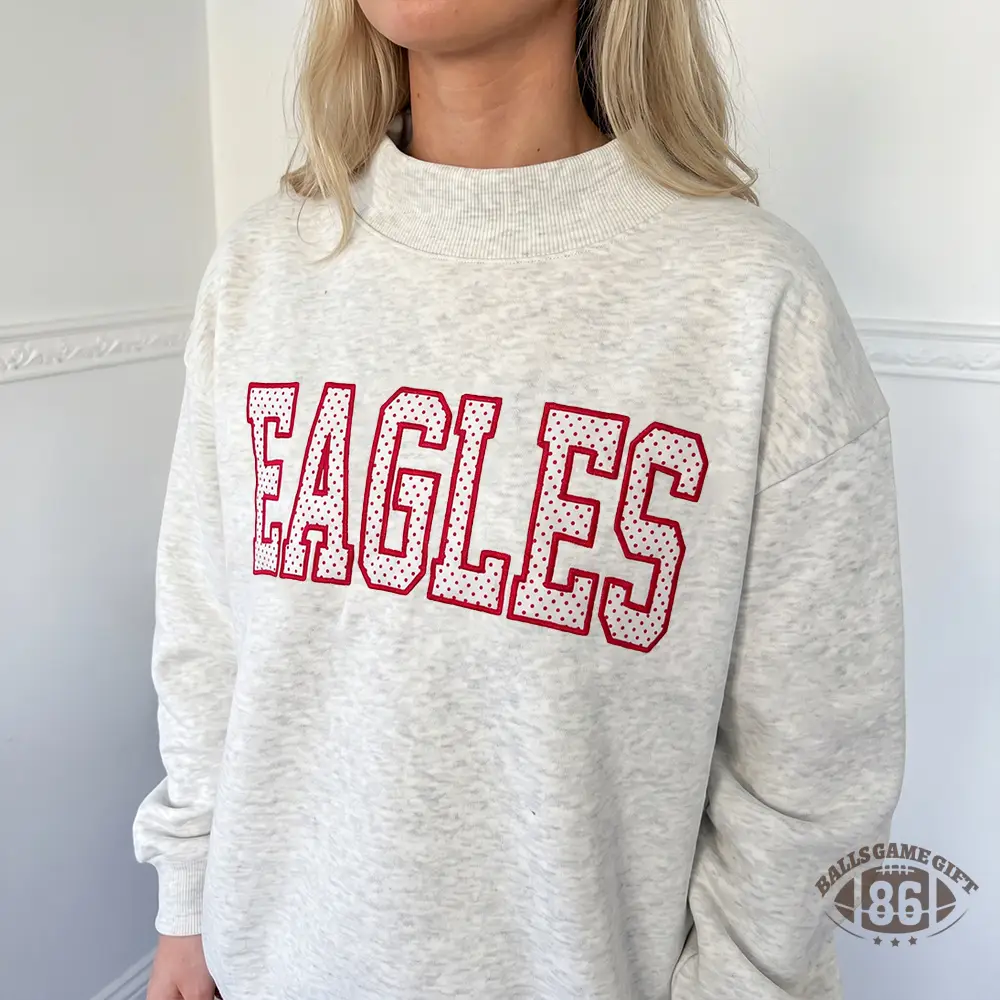 Custom Team Name Polka Dot Mock Neck Sweatshirt